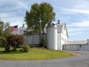 image of the barn house at the retail store